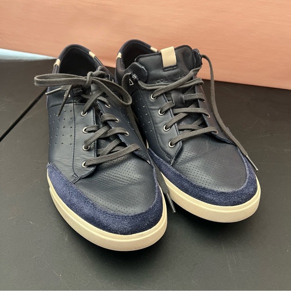 Cole Haan Other - Cole Haan Shoes Mens Size 10 Blue Leather Suede Grand OS Owen Sport Ox C13899